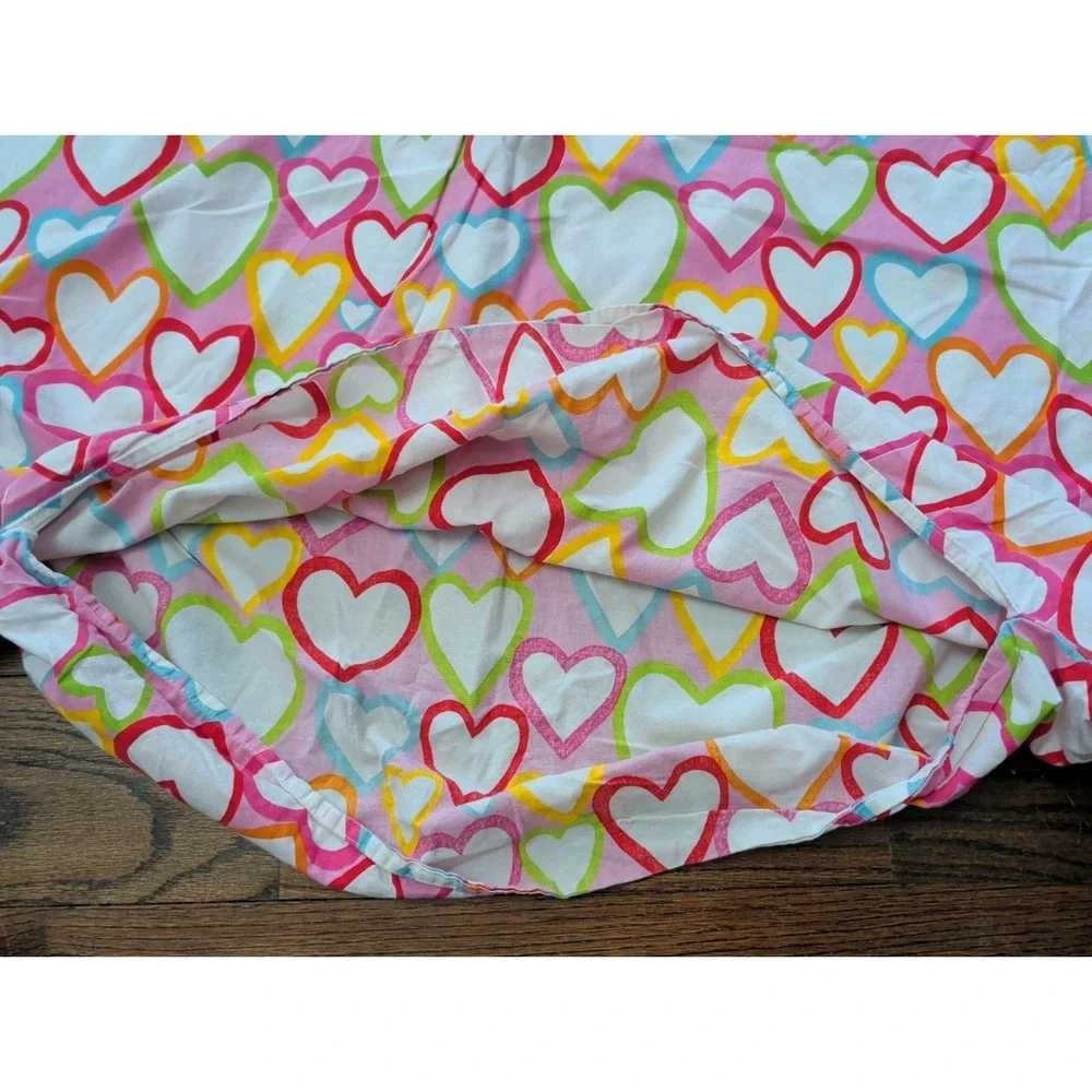 IKEA Vitaminer Hjarta Twin Pink Multicolor Hearts Cotton Duvet Cover 90s Y2K